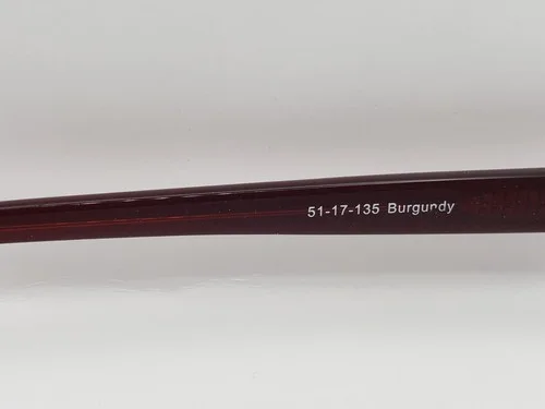 London Fog Winnie Eyeglass Frames Only 51-17-135 Burgundy Eyeglasses 3