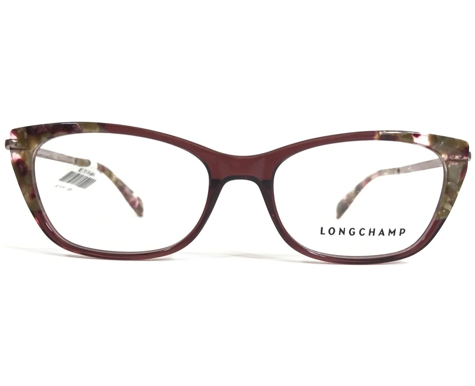 Longchamp Eyeglasses Frames LO2639 611 Purple Gold Cat Eye Rectangular 52-17-140 2