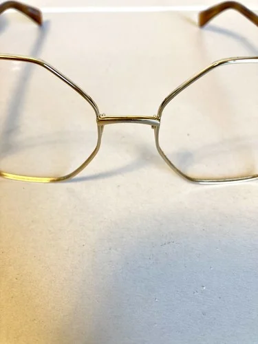 Longchamp LO106S 713 Gold Tone Octagon Eyeglass FRAME with Longchamp Case 2