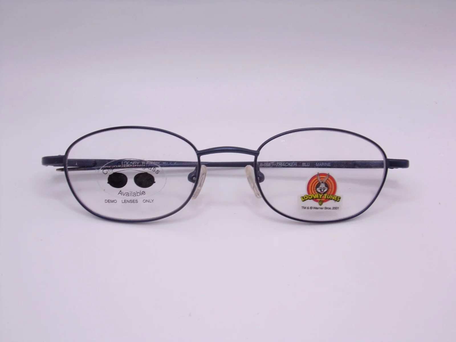Looney Tunes B-058 Tracker Blue Marine 45 19 125 Eyeglass Frame (Parts Only)