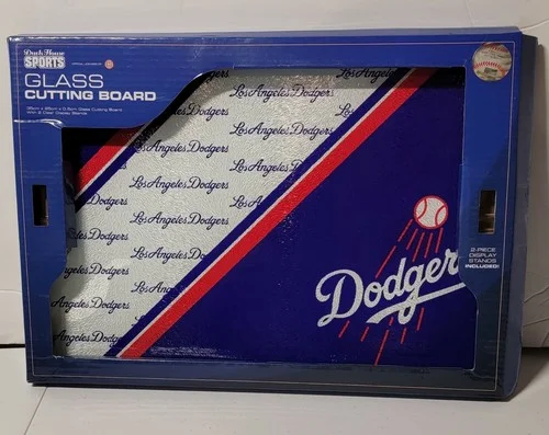 LOS ANGELES DODGERS HIGH QUALITY POPULAR DESIGN GLASS CUTTING BOARD