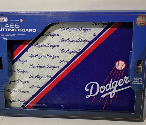 LOS ANGELES DODGERS HIGH QUALITY POPULAR DESIGN GLASS CUTTING BOARD 2