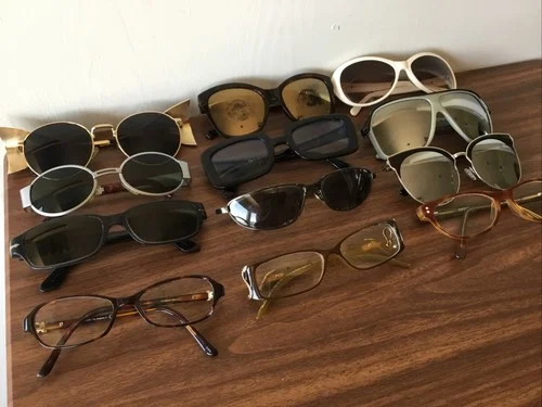 LOT 12 SUNGLASSES EYEGLASSES FRAMES VINTAGE PERSOL PANAMA JACK COLE HAAN QUAY J0