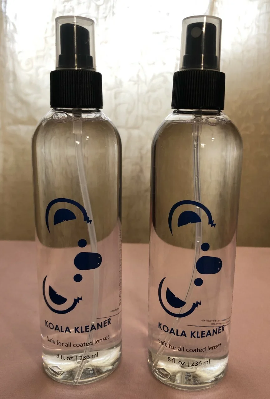 Lot 2 Koala Kleaner Eyeglass Lenses Cleaner Alcohol & Ammonia Free 8oz Each