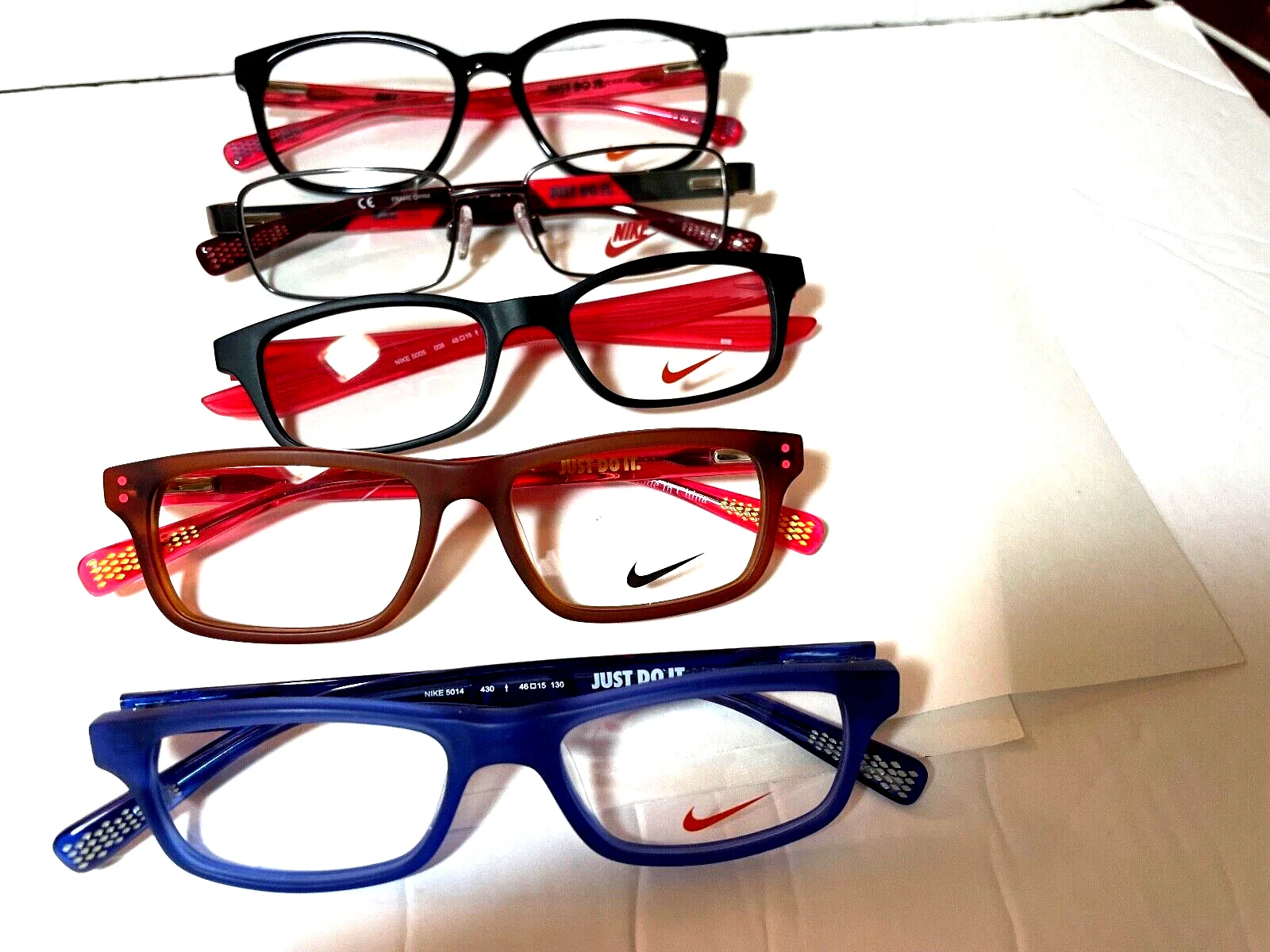 LOT 9 pr AUTHENTIC NEW NIKE EYEGLASSES FRAME ASSORTED KIDS CHILDREN FRAMES SALE 3