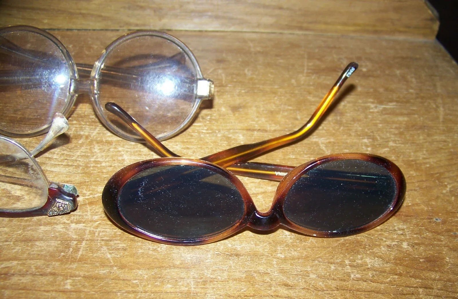 LOT FUNKY MOD RETRO EYEGLASSES SUNGLASSES ELTON JOHN SET VINTAGE 2