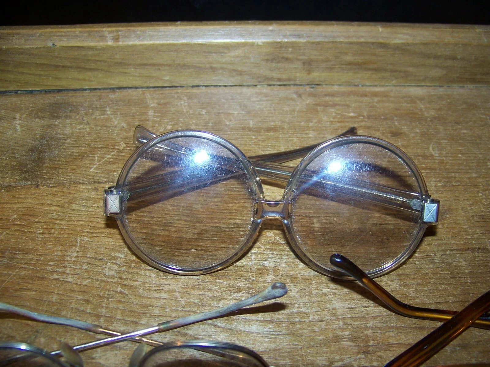 LOT FUNKY MOD RETRO EYEGLASSES SUNGLASSES ELTON JOHN SET VINTAGE 3