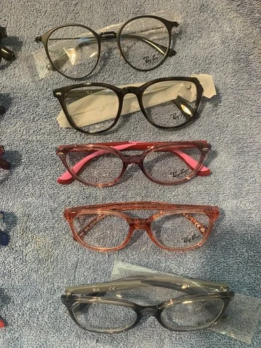 Lot Of 10 Kids RayBan Eyeglasses Frames with Cases 3