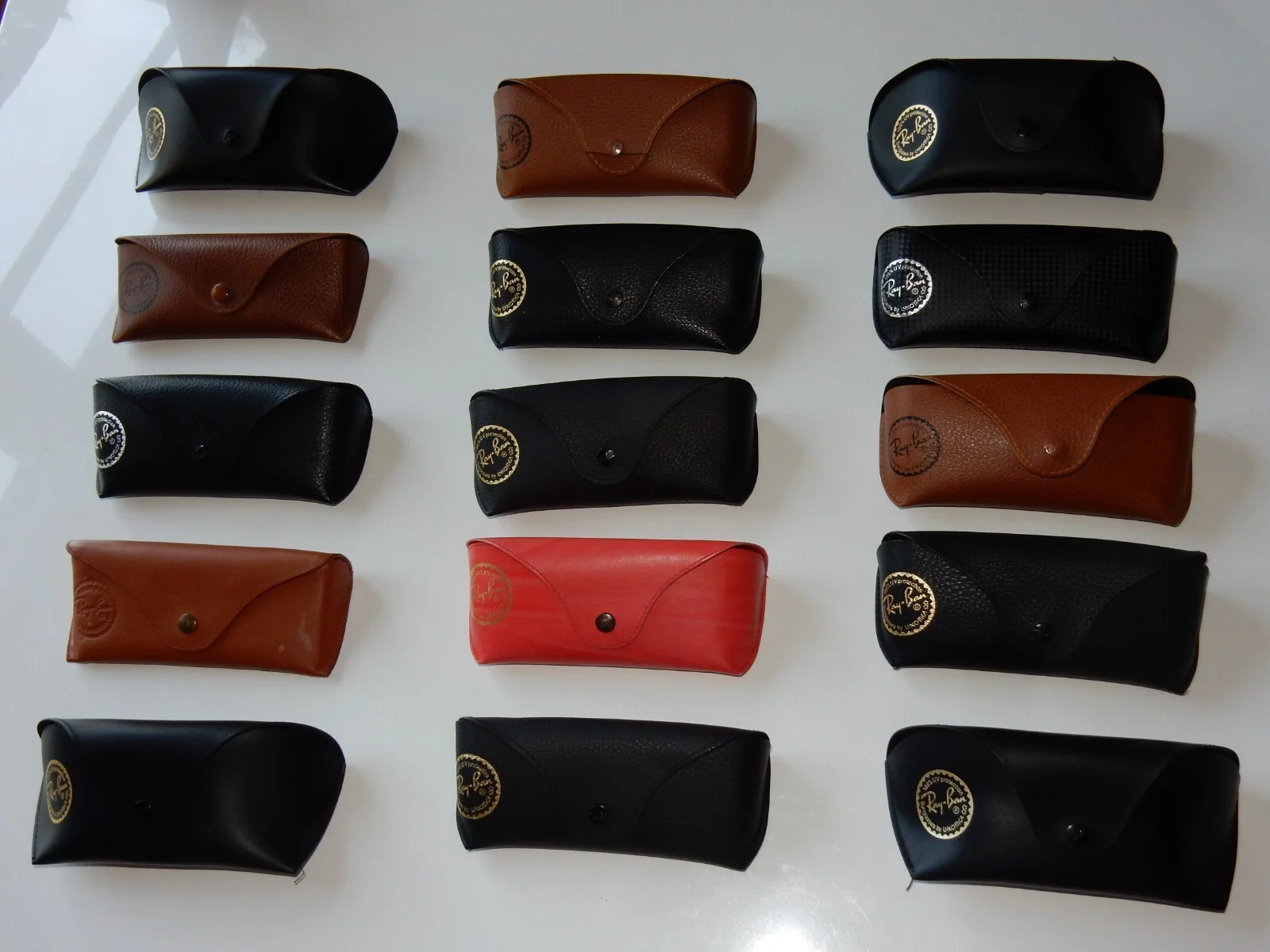 Lot Of 15 Ray-Ban Eyeglasses/Sunglasses Cases