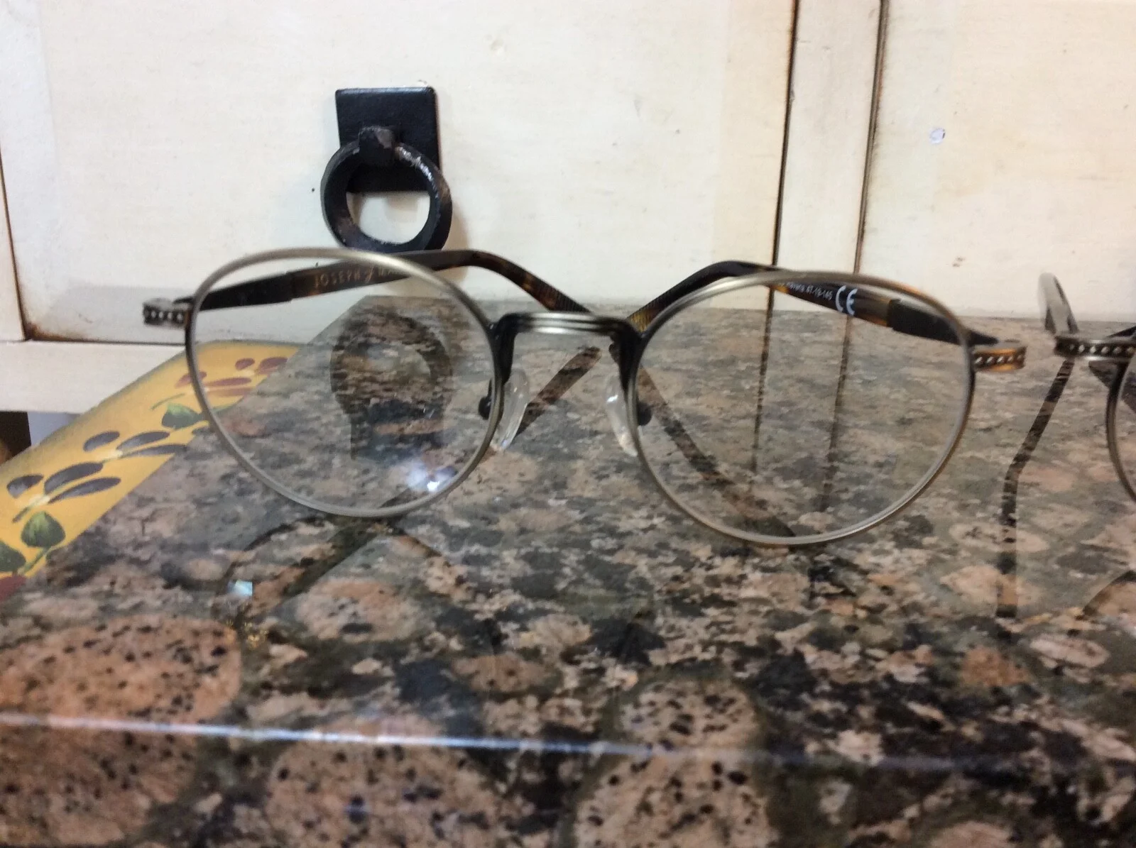 Lot of 2 Joseph Marc 4128 Black & Havana 47x19x145 Eyeglasses Frames Preowned 3