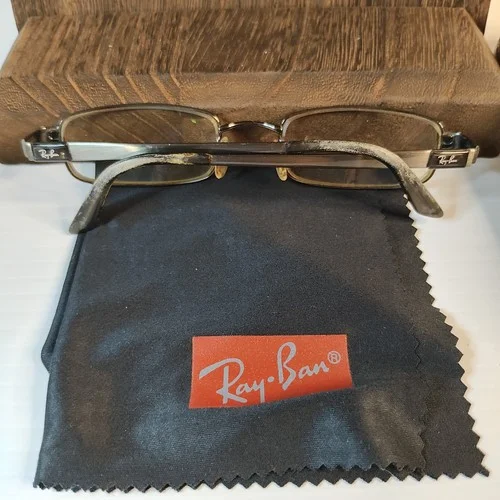 Lot of 2 Ray-Ban Eyeglasses/Frames - RB6076 2553 & RB8404 2509 - Rectangle 2