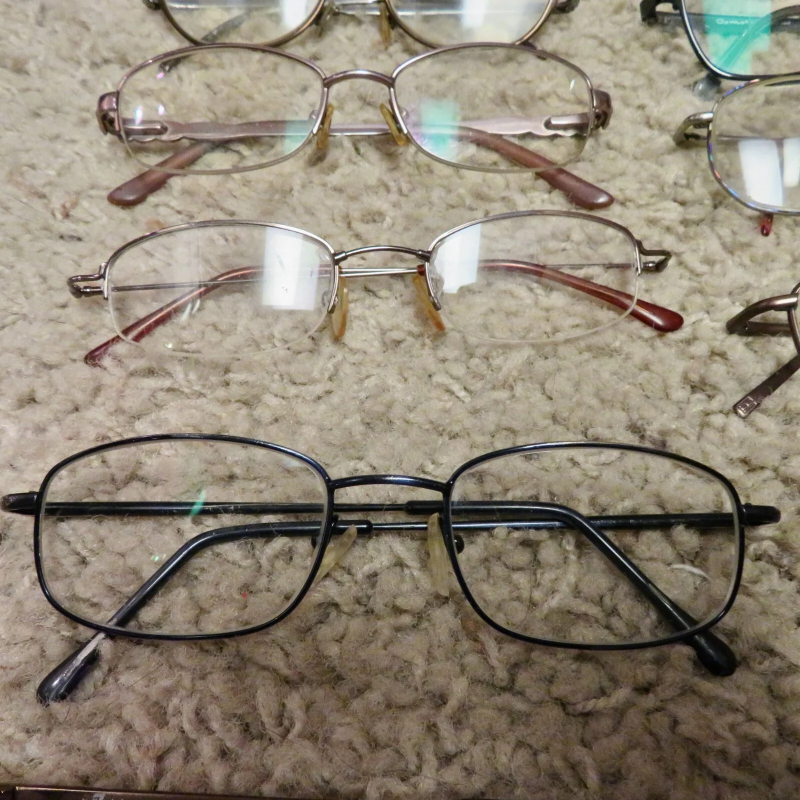 Lot of 23 eyeglass frames for parts or repair 4
