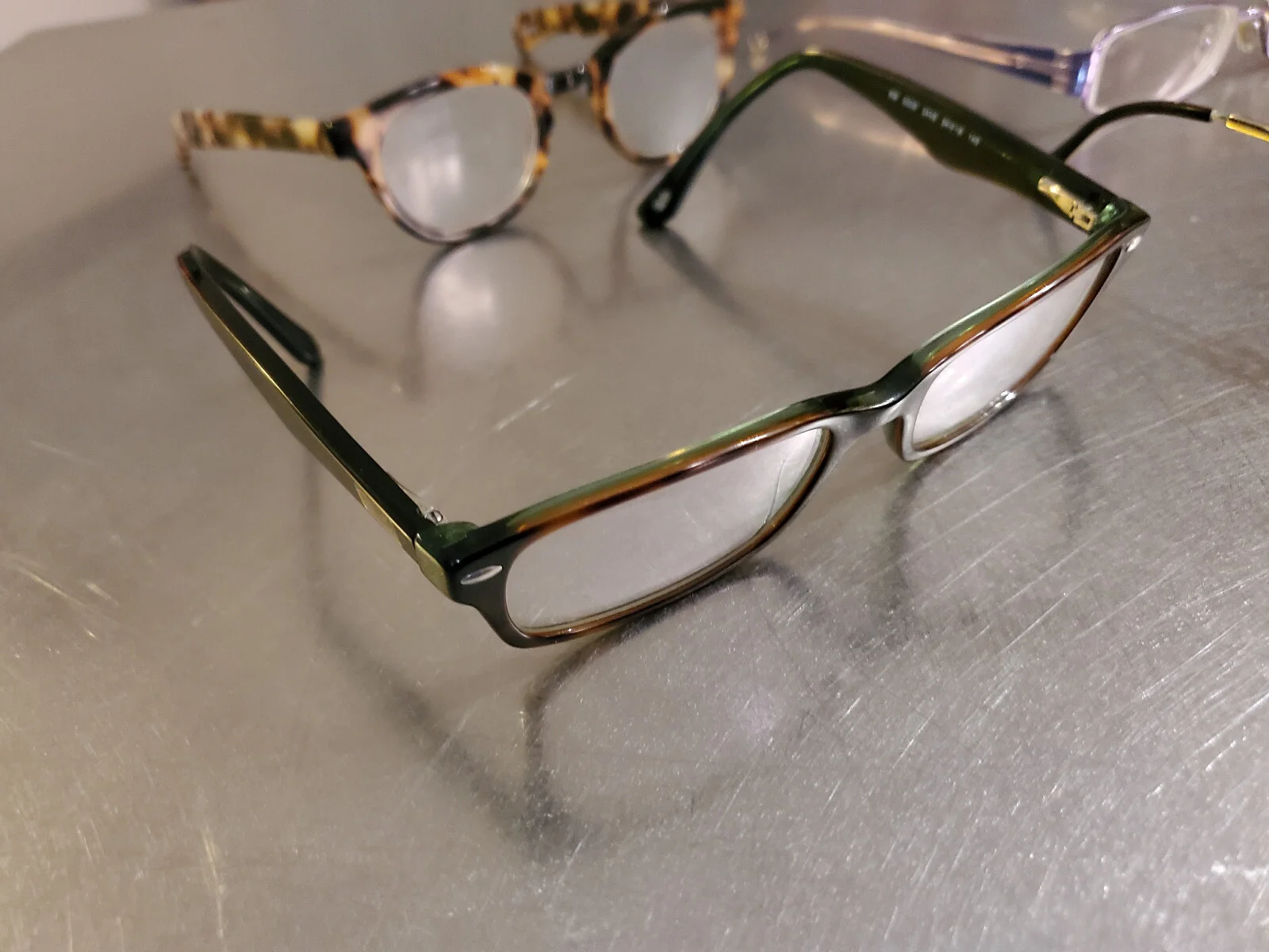 Lot of 4 Eyeglasses Frames - Tiffany & Co, Ray Ban, Eyebobs, & DNKY Brands 2