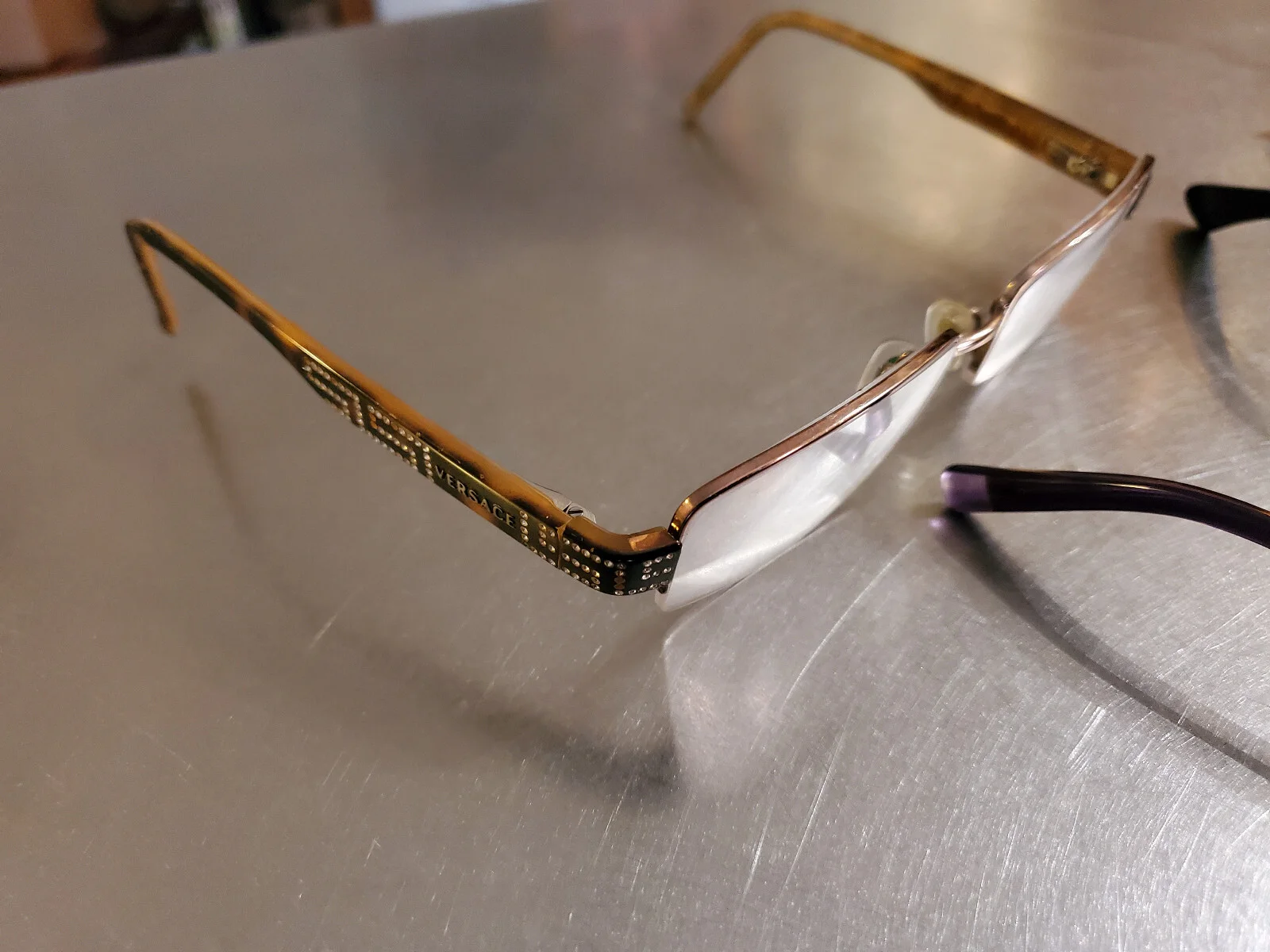Lot of 4 Sunglasses & Eyeglasses - Versace, Ray Ban, & DNKY - RB3379, RB5088, + 3