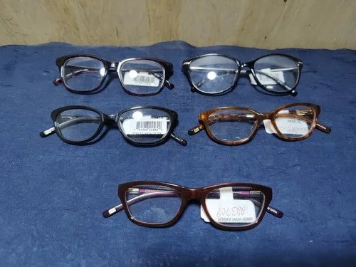 Lot of 5 Jones New York Petite Demo Eyeglasses Oval, Soft Square, J219, J763