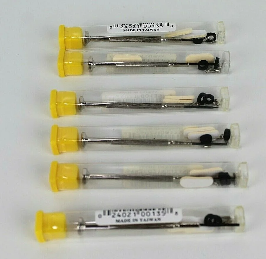 Lot Of 6 11pc Eyeglass Repair Kit Screwdriver Nose Pads Screws Tighteners 2