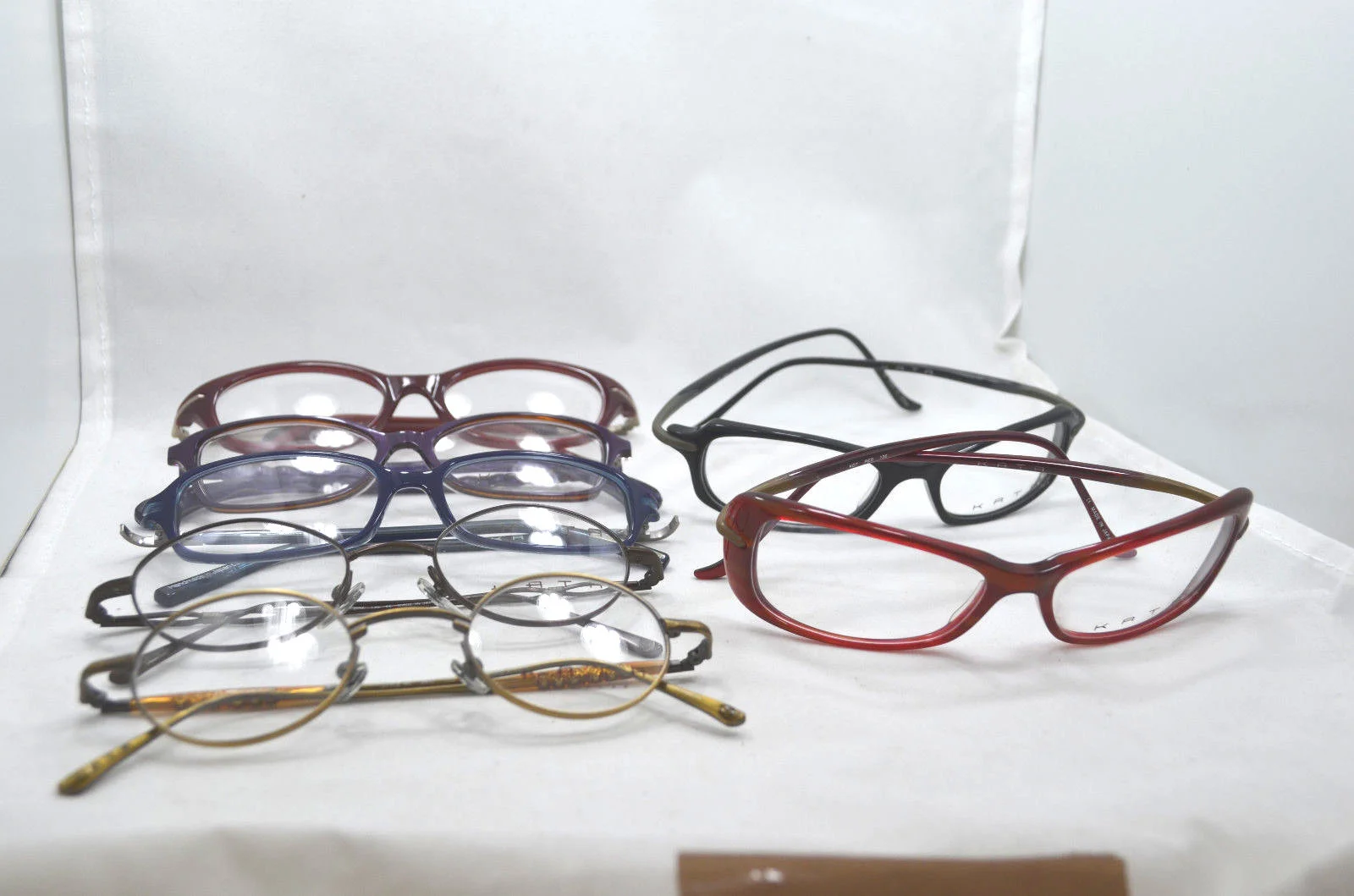 Lot of 7 NEW KATA the Japanese Designer Eyeglasses Frames 1