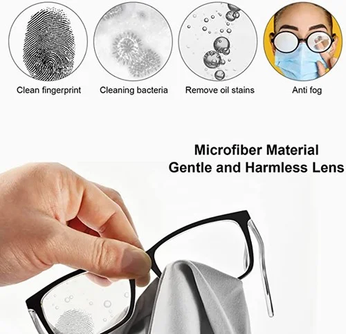 LOT Premium Microfiber Cleaner Eyeglass Cleaning Cloth for Screen Phone Camera 2