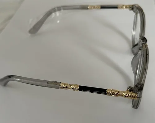 louis Vuitton’s 2184 Gray Eyeglass Frame 49 Eye size/ Hard Case/Cloth/Pouch 3