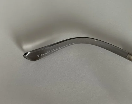 louis Vuitton’s 2184 Gray Eyeglass Frame 49 Eye size/ Hard Case/Cloth/Pouch 4