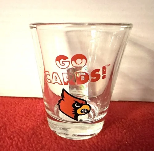 Louisville Cardinals Shot Glass/Coin Cup Set Of 6 2