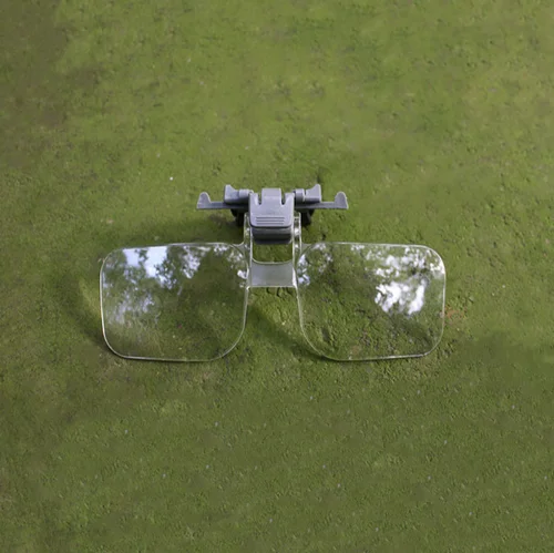 Loupe Eyeglass Lens Folding Magnifying Glasses Clip On Precise Magnifier Flip