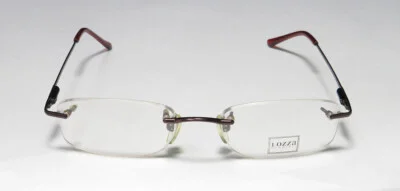 LOZZA VL1396 R95 RIMLESS FRAME ITALIAN BRAND NAME LIGHTWEIGHT CASUAL EYEGLASSES 3
