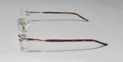 LOZZA VL1435 A15 RIMLESS CAT EYES SHAPE CRYSTALS ON TEMPLES ITALIAN EYEGLASSES 4