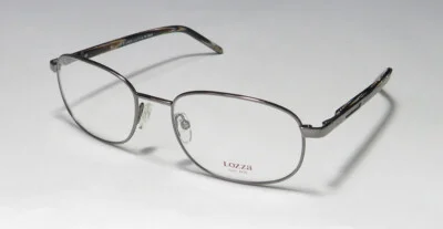 LOZZA VL2026 568 OVERSIZED METAL FULL RIM ITALIAN BRAND NAME MODERN EYEGLASSES