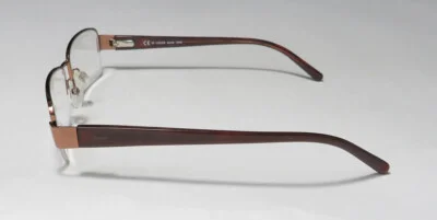 LOZZA VL2126 0R72 METAL HALF RIM FRAME ITALIAN BRAND NAME MODERN LOGO EYEGLASSES 4