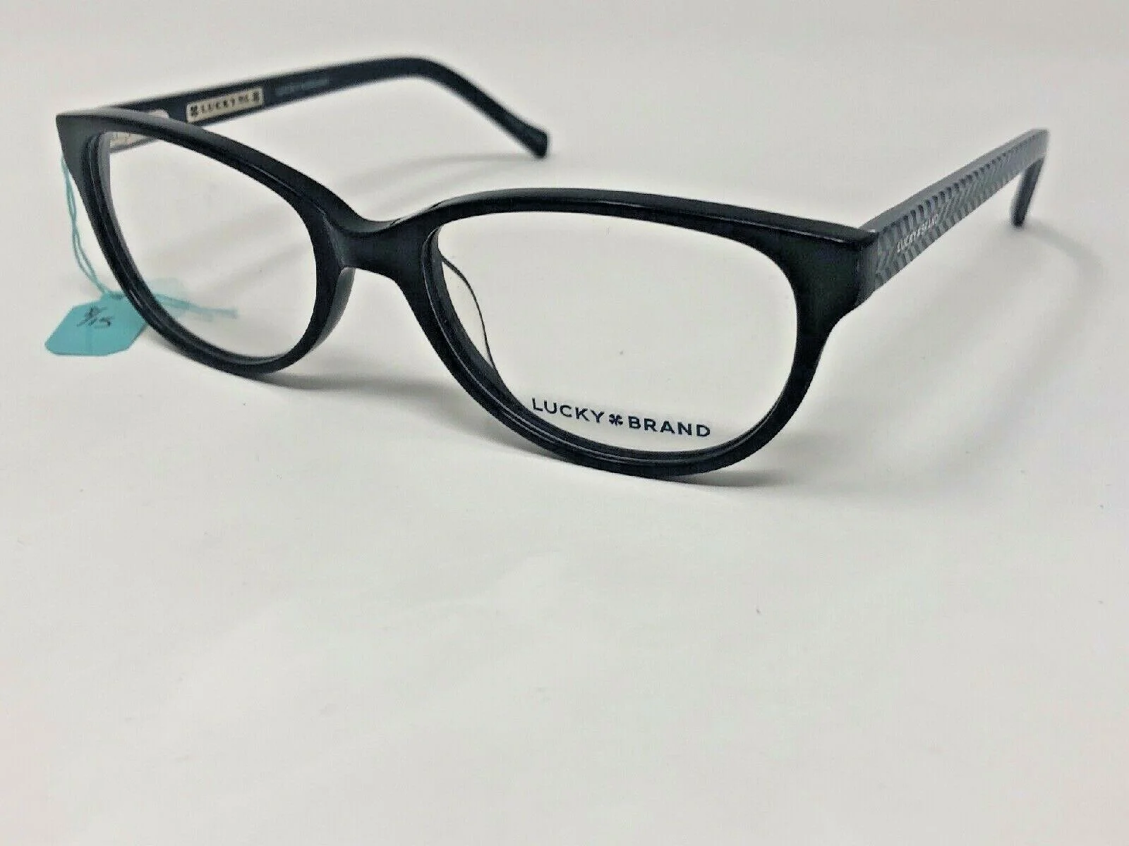 LUCKY BRAND D701 Eyeglasses Frame Petite Womens 49-16-130 Black/Light Blue GQ70