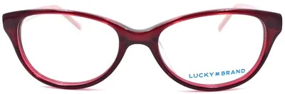 LUCKY BRAND D701 Kids Girls Eyeglasses Frames 46-15-125 Burgundy 2