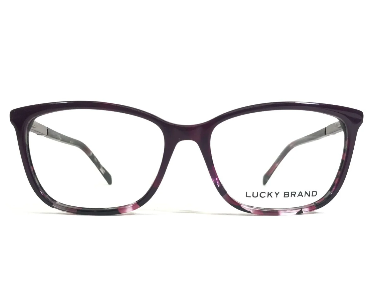 Lucky Brand Eyeglasses Frames D225 PURPLE Tortoise Cat Eye Full Rim 54-16-140