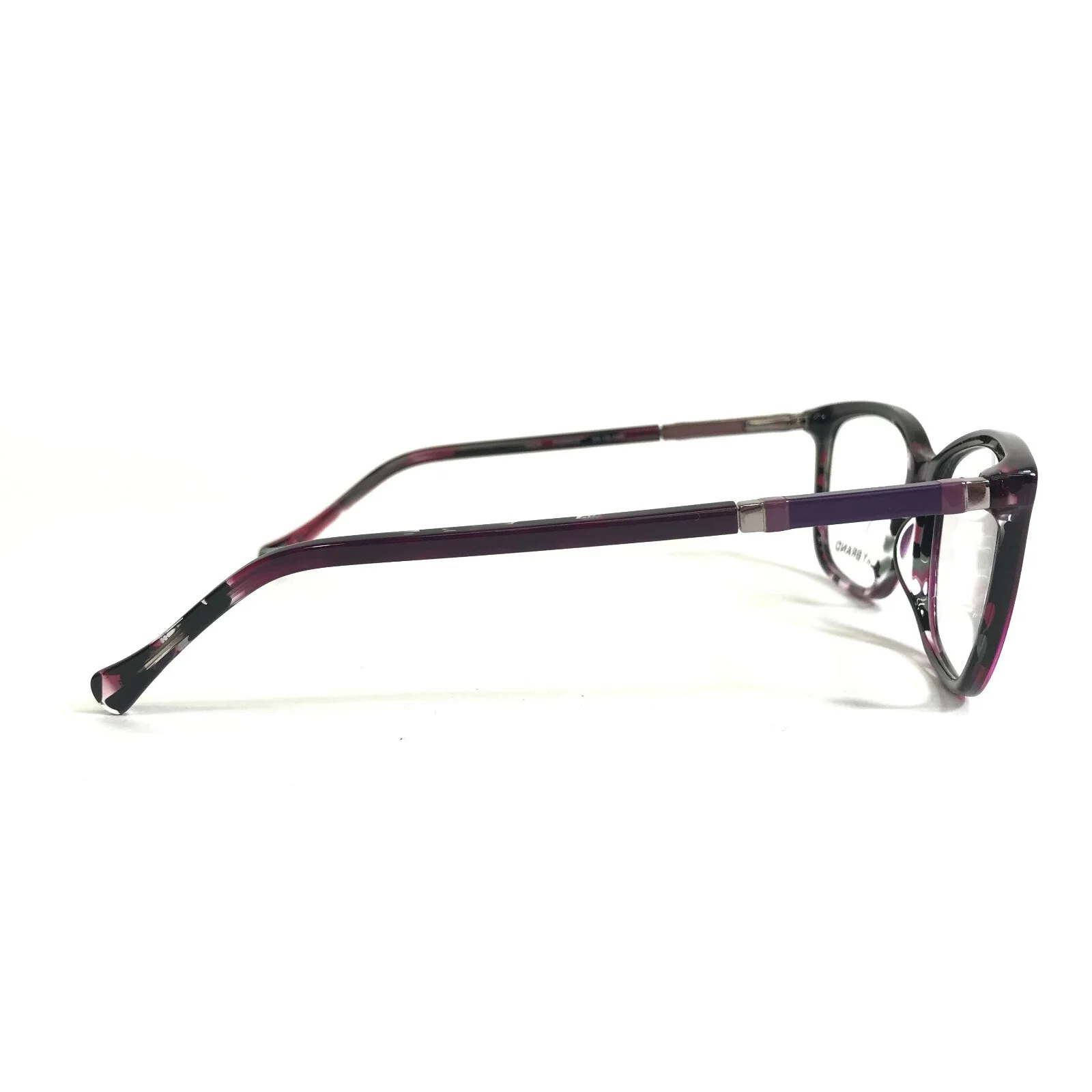 Lucky Brand Eyeglasses Frames D225 PURPLE Tortoise Cat Eye Full Rim 54-16-140 3