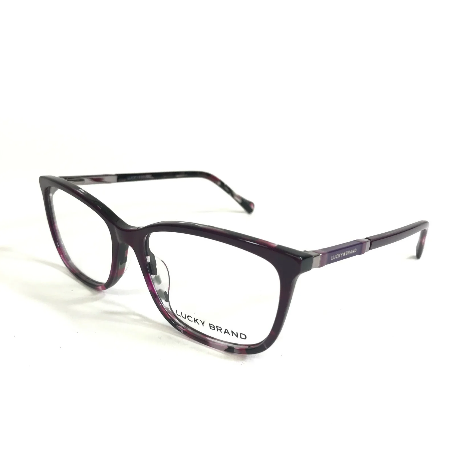 Lucky Brand Eyeglasses Frames D225 PURPLE Tortoise Cat Eye Full Rim 54-16-140 4