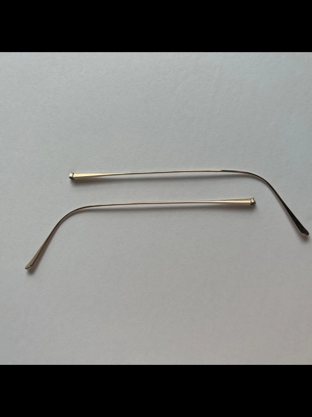 LUNOR BRAND NEW TITANIUM TEMPLES (GOLD)