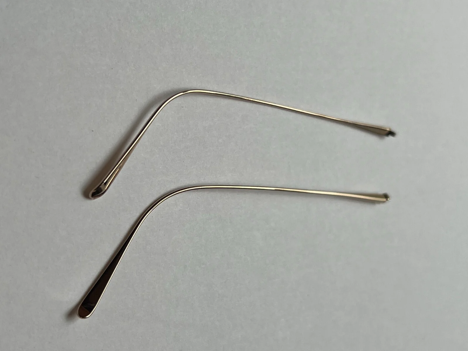 LUNOR BRAND NEW TITANIUM TEMPLES (GOLD) 2