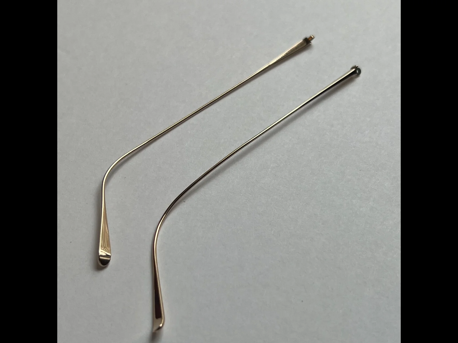 LUNOR BRAND NEW TITANIUM TEMPLES (GOLD) 3