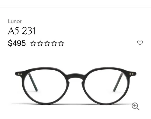 Lunor EyeGlass Frames A5 231 Col. 02 ￼ Tortoise 49– 18 – 146 Handmade In Germany 4