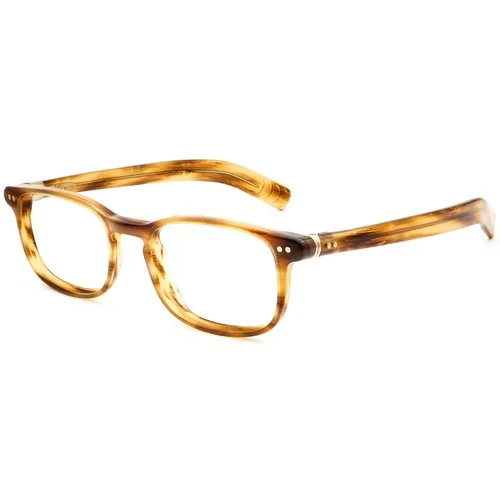 Lunor Eyeglasses Mod. 244 col. 03 Striped Brown Rectangular Germany 49[]17 145 3