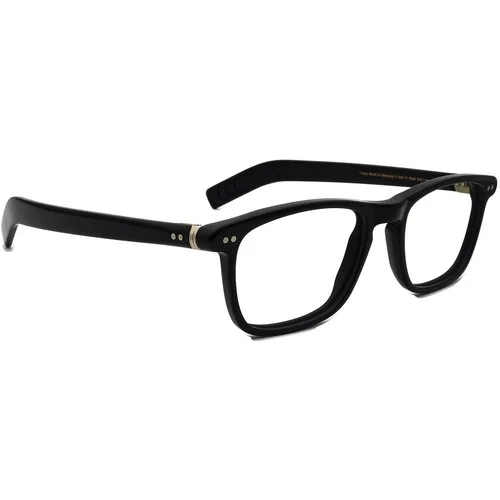 Lunor Eyeglasses Mod. 250 matt col. 01 Black Rectangular Frame Germany 52-20 150