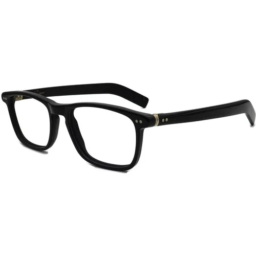 Lunor Eyeglasses Mod. 250 matt col. 01 Black Rectangular Frame Germany 52-20 150 3