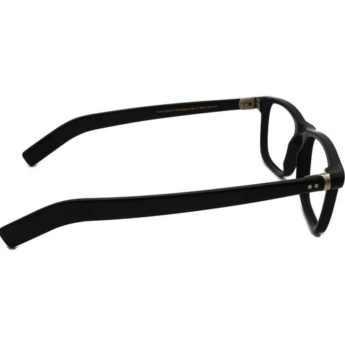 Lunor Eyeglasses Mod. 250 matt col. 01 Black Rectangular Frame Germany 52-20 150 4