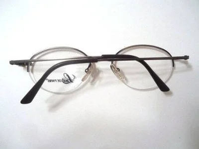 Lux De Paris Eyeglass Frames Model Julie Pewter Violet 50 20 135 Lot 96 NOS 3