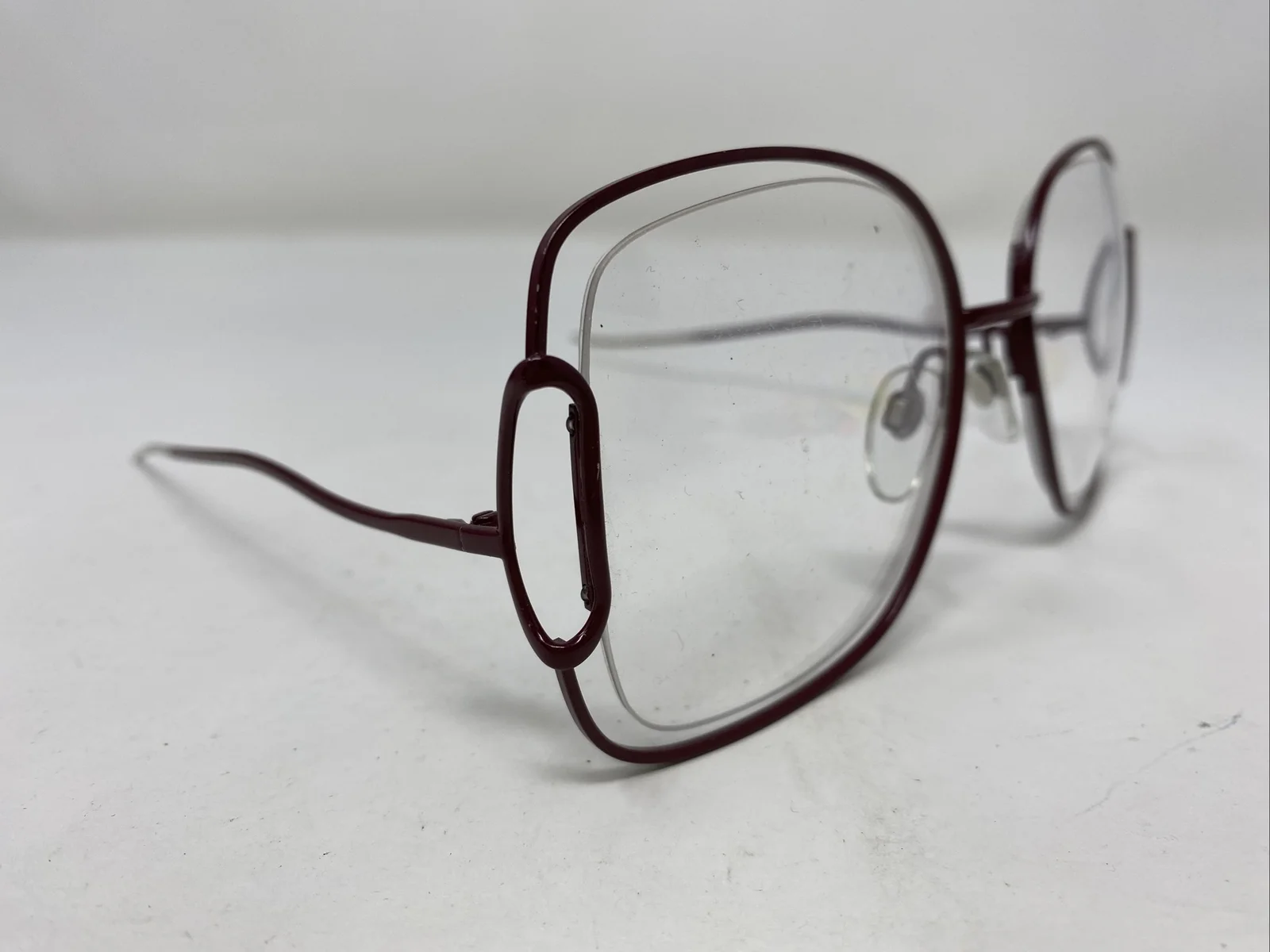 LUXOTICA Eyeglasses Frames GALAXY 55-18-135 Maroon Full Rim 2770 4