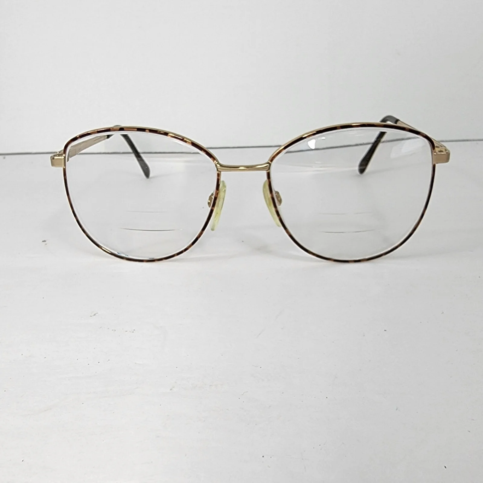 Luxotica Eyeglasses Italy 135 Janice Geptortoise Goldelectroplated *Frames Only* 2