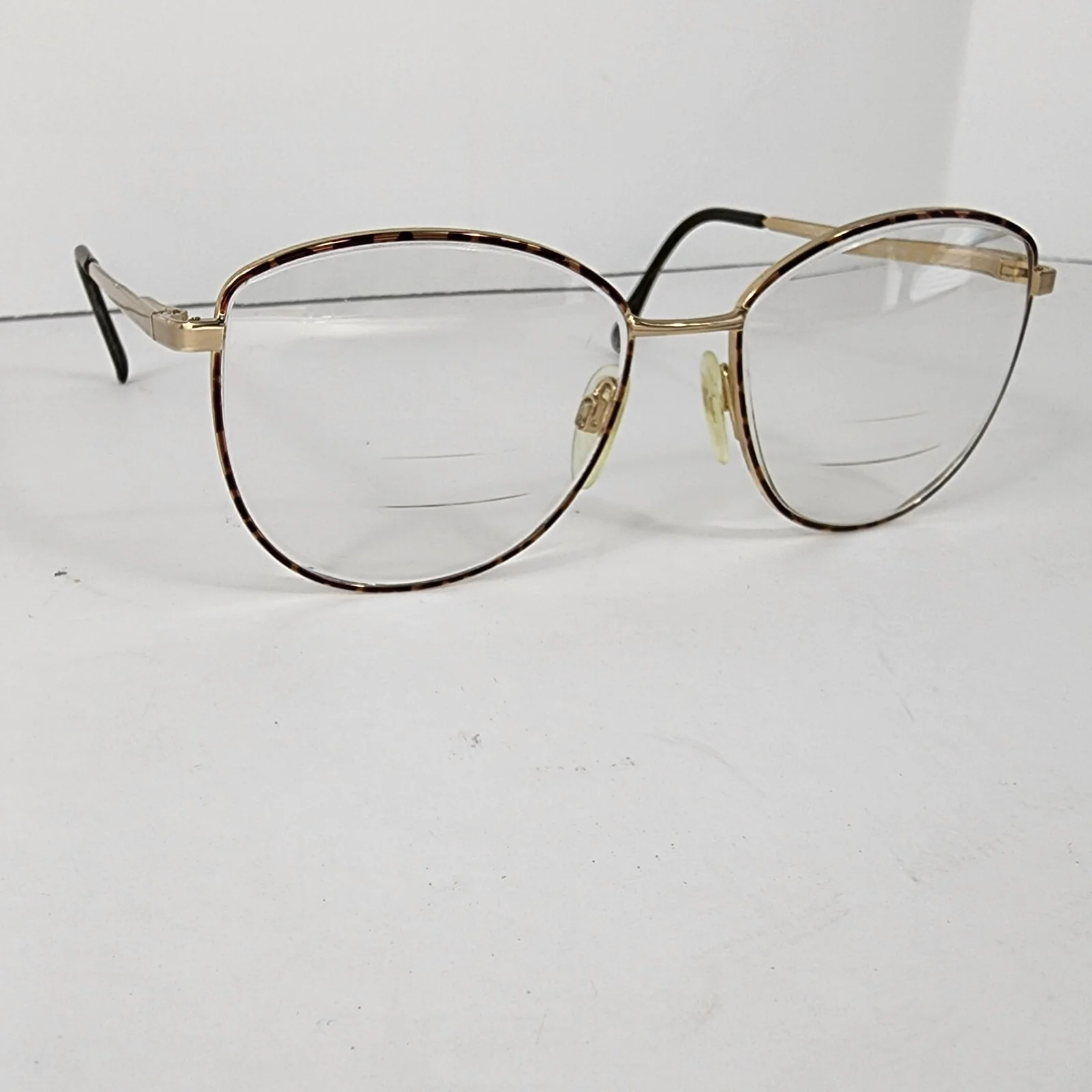 Luxotica Eyeglasses Italy 135 Janice Geptortoise Goldelectroplated *Frames Only* 3
