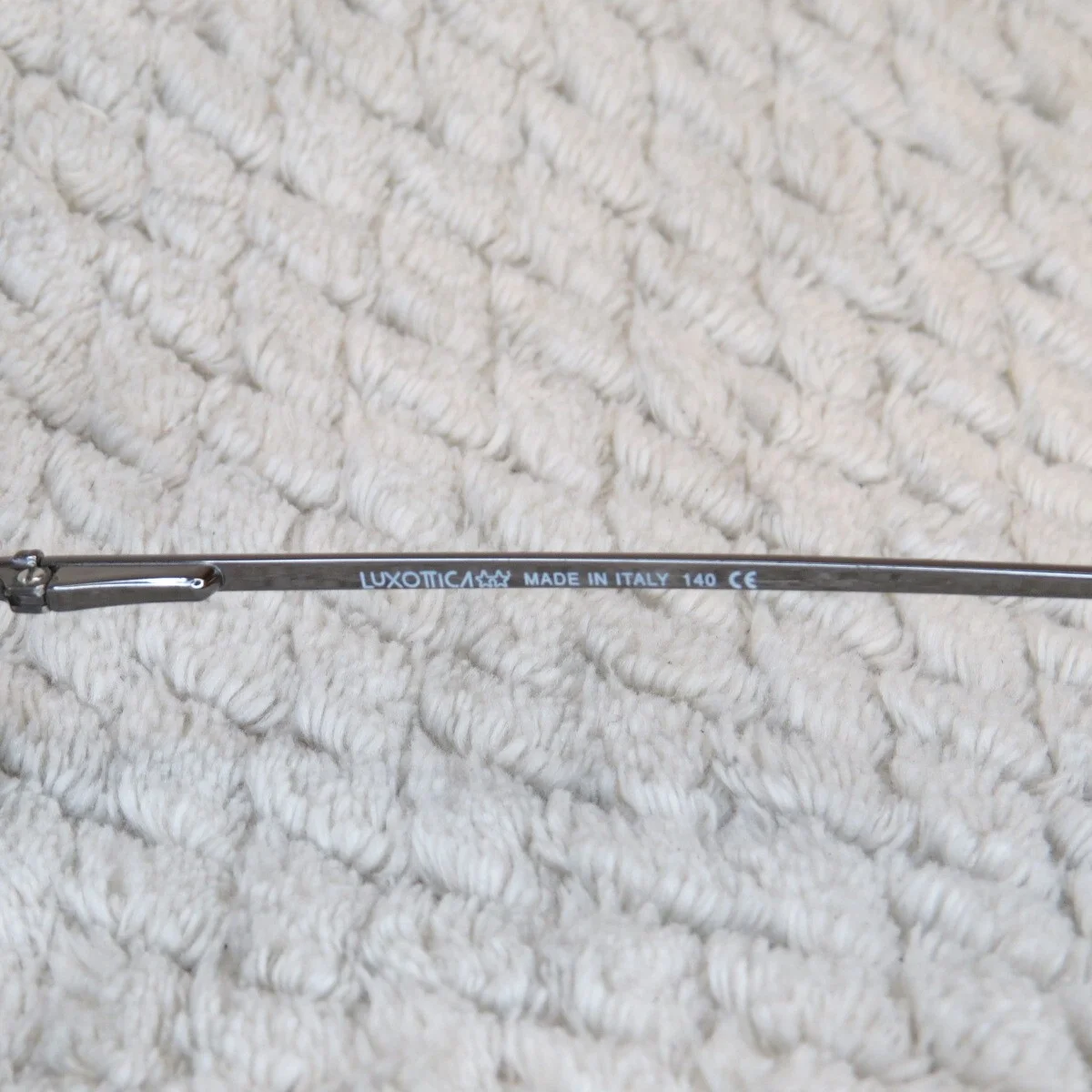 Luxotica Rectangle Glasses Eyewear 1330 F203 53/18/140 Metal Frame Only 4
