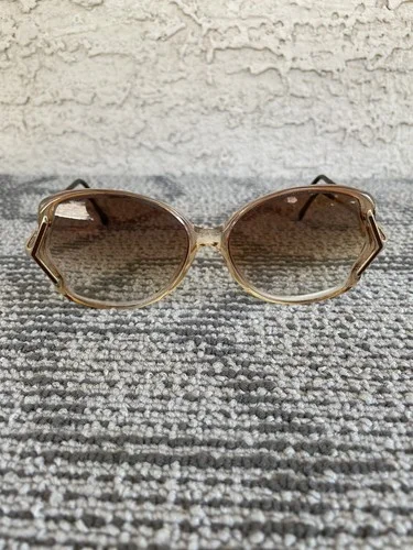 Luxottica Eyeglasses Eye Glasses Frames 1357 Avant Garde Cognac Italy 3