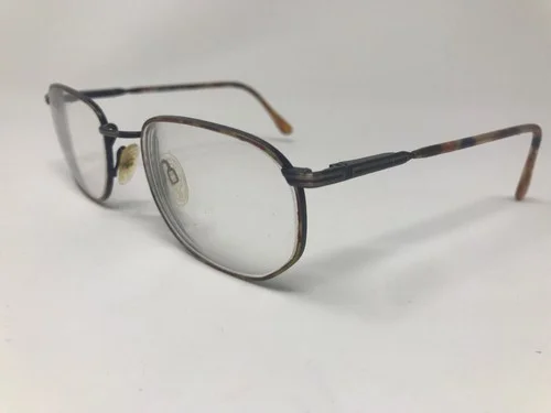 LUXOTTICA VINTAGE Eyeglasses Frame Italy Toledo 54-20-135 Tortoise/Black TD56